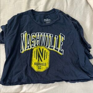 Women’s Cropped Nashville Soccer Club Shirt Size M